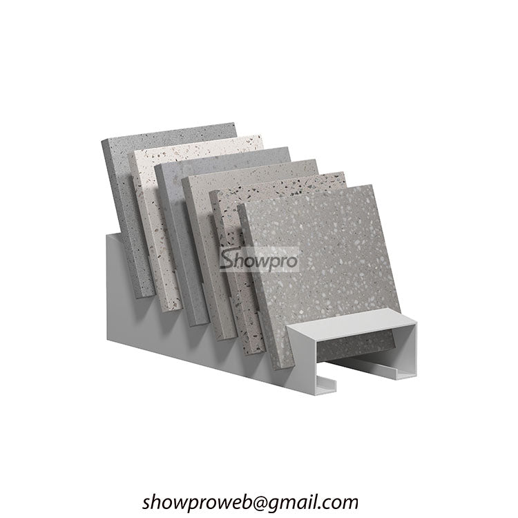 Tile countertop display stand for tile distributors