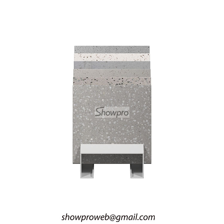 Tile countertop display stand for tile distributors