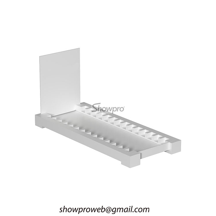 Countertop tile sample display stand for granite