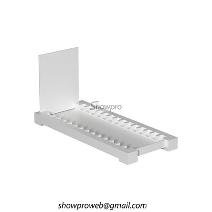 Countertop tile sample display stand for granite