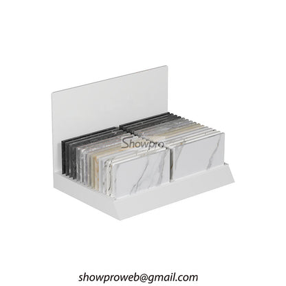 Showroom tile sample countertop display stands