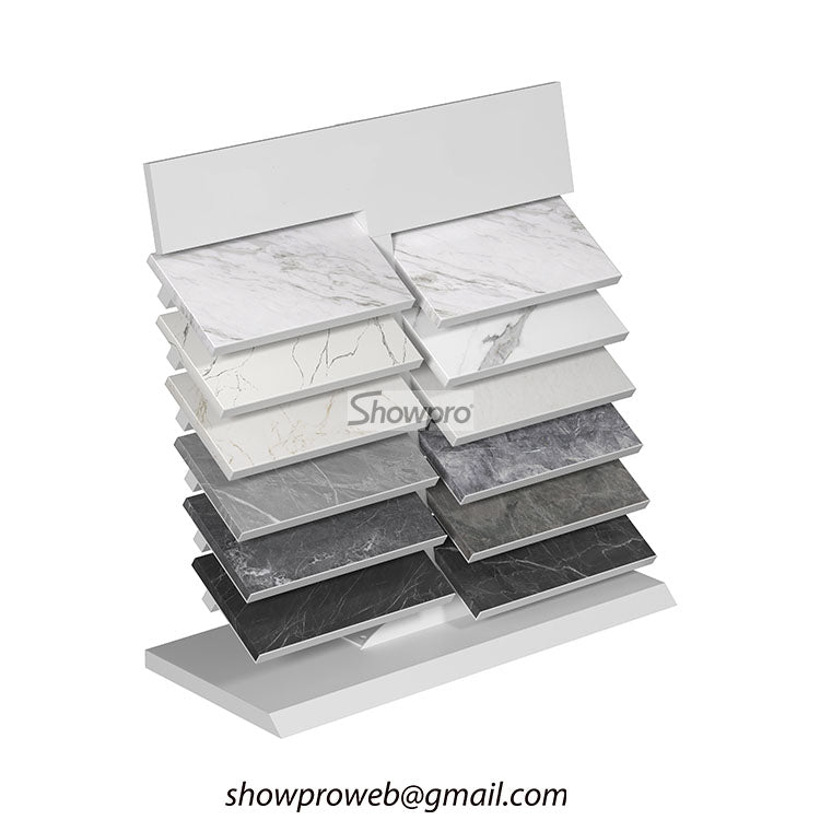 Custom logo branded countertop tile display