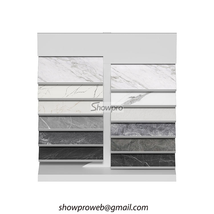 Custom logo branded countertop tile display