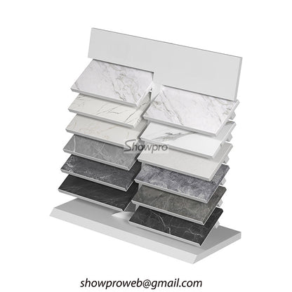 Custom logo branded countertop tile display