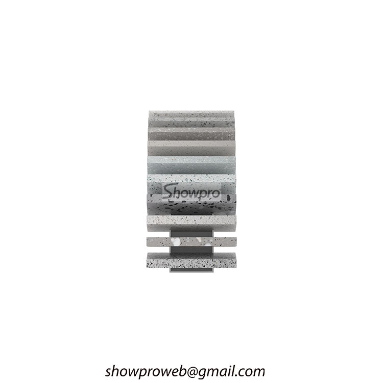 Ceramic desktop display stand tile displays