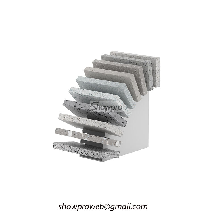 Ceramic desktop display stand tile displays