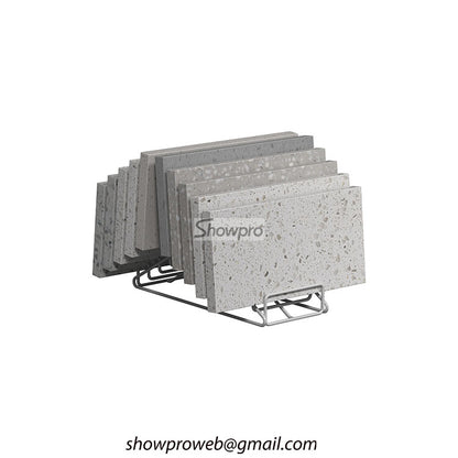 Simple racks for stone displays tile stand