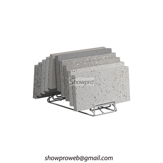 Simple racks for stone displays tile stand