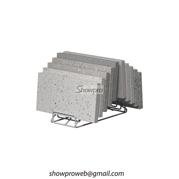 Simple racks for stone displays tile stand