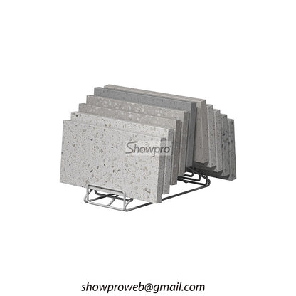 Simple racks for stone displays tile stand