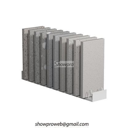 Marble stand for shop stone display rack