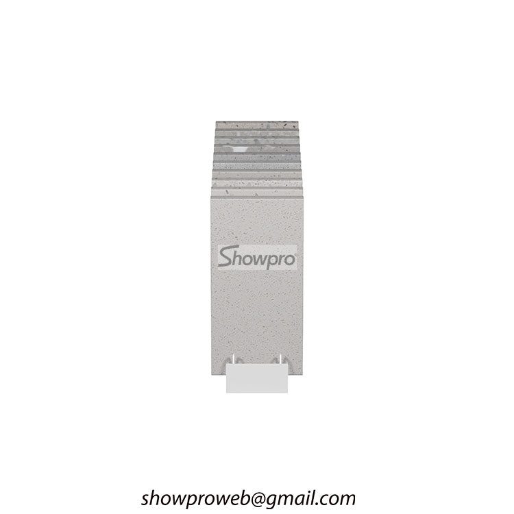 Marble stand for shop stone display rack