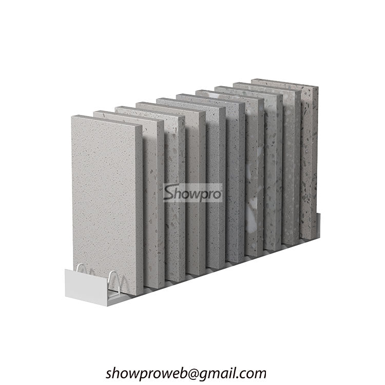 Marble stand for shop stone display rack