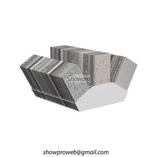 tile showroom display stands marble display stand