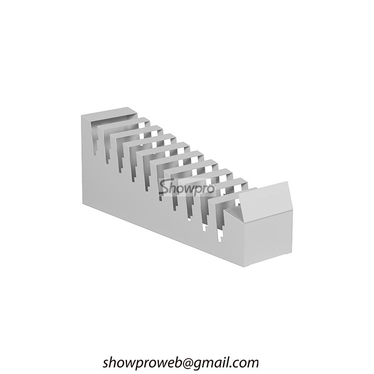 Custom metal stone sample holder for showroom