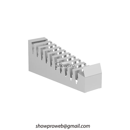 Custom metal stone sample holder for showroom