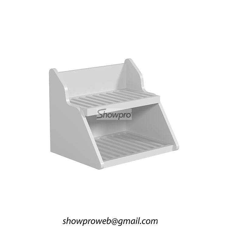 Mini marble tile desktop display rack for office use