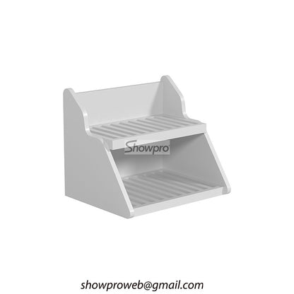 Mini marble tile desktop display rack for office use