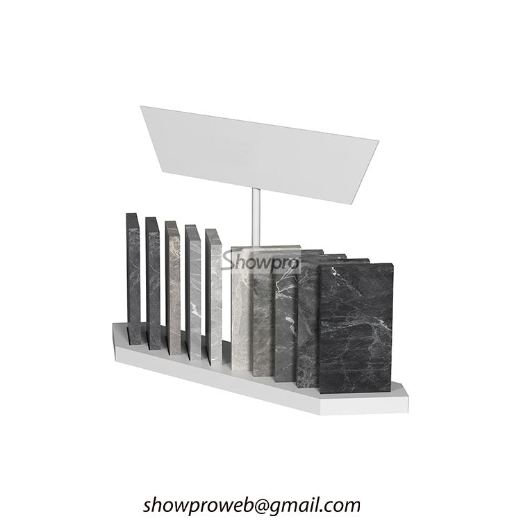 Ceramic tiles showroom countertop display stand