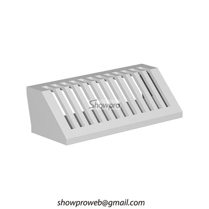 Decorative tile display stand tile rack