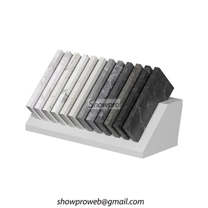 Decorative tile display stand tile rack