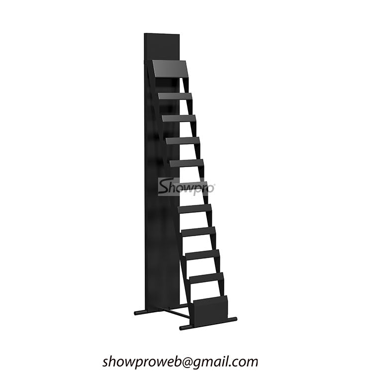 Retail shop display stand for ledger stone