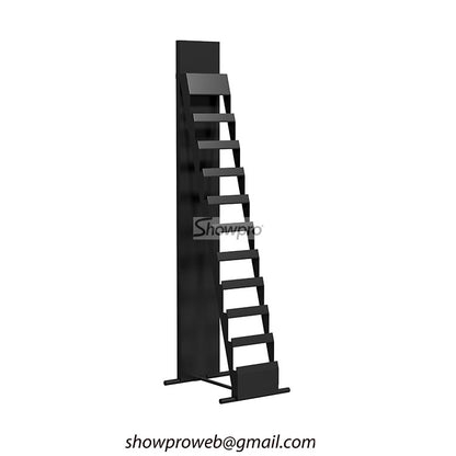 Retail shop display stand for ledger stone