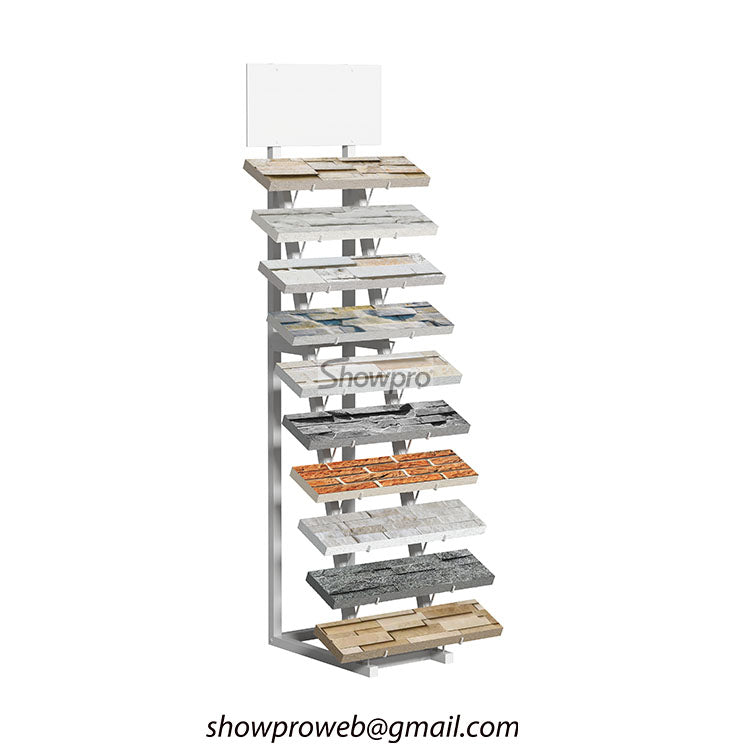 Custom metal rack for cultural stone