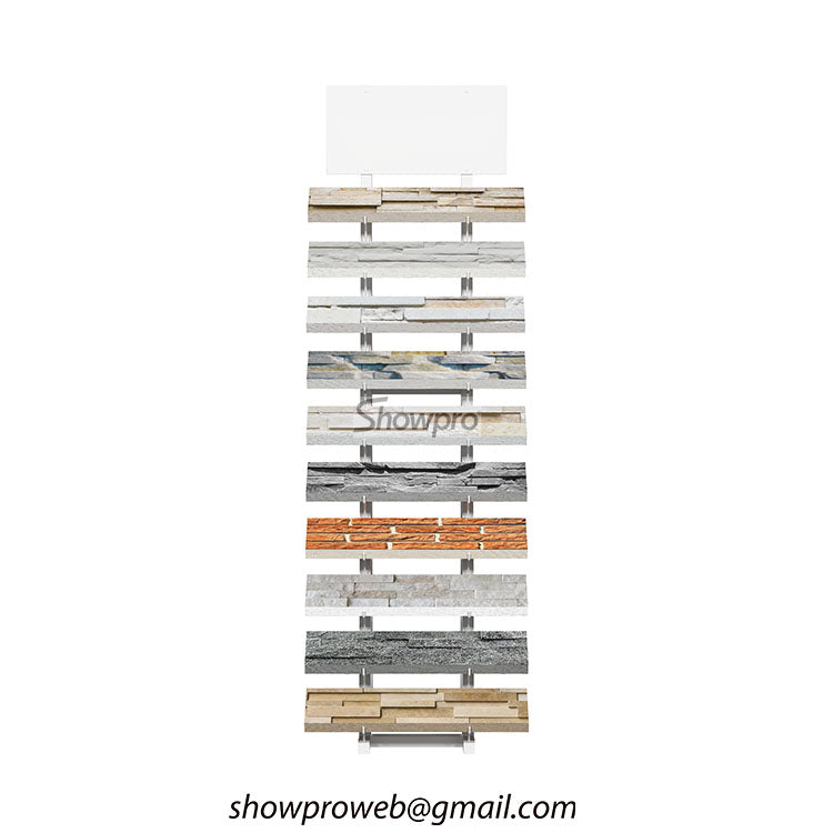 Custom metal rack for cultural stone