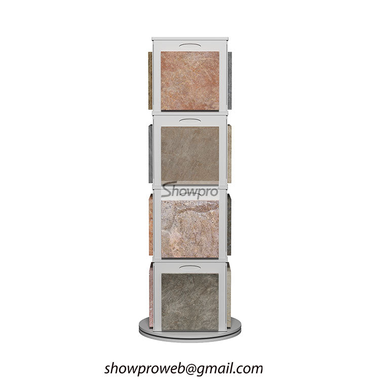 Tile sample display racks for interior design studios – Showpro Trade Inc