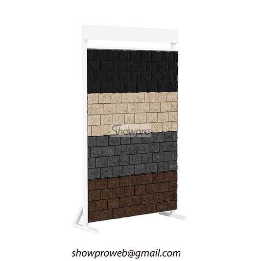 Custom marble tile display rack manufacturer