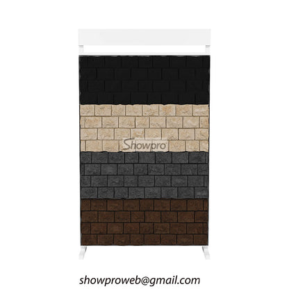 Custom marble tile display rack manufacturer