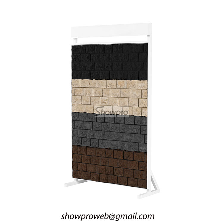 Custom marble tile display rack manufacturer