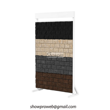 Custom marble tile display rack manufacturer