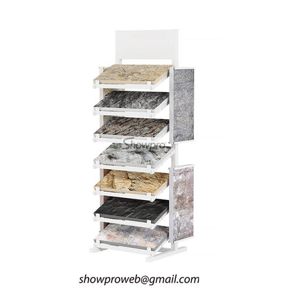 Outdoor waterproof display racks for cultural stone