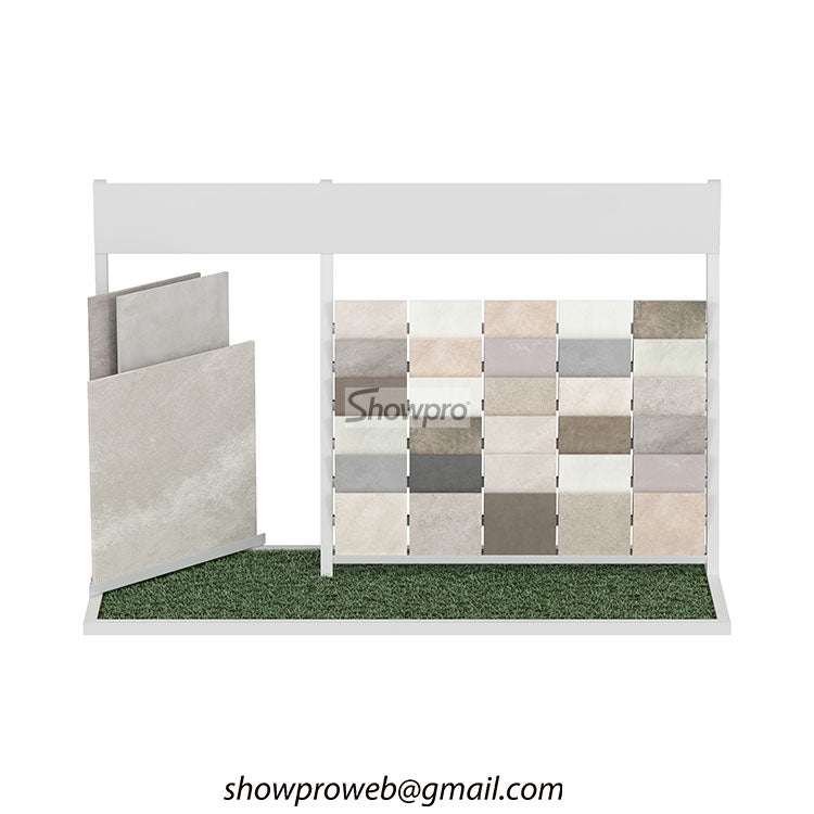 Tile showroom display stand ideas for small space