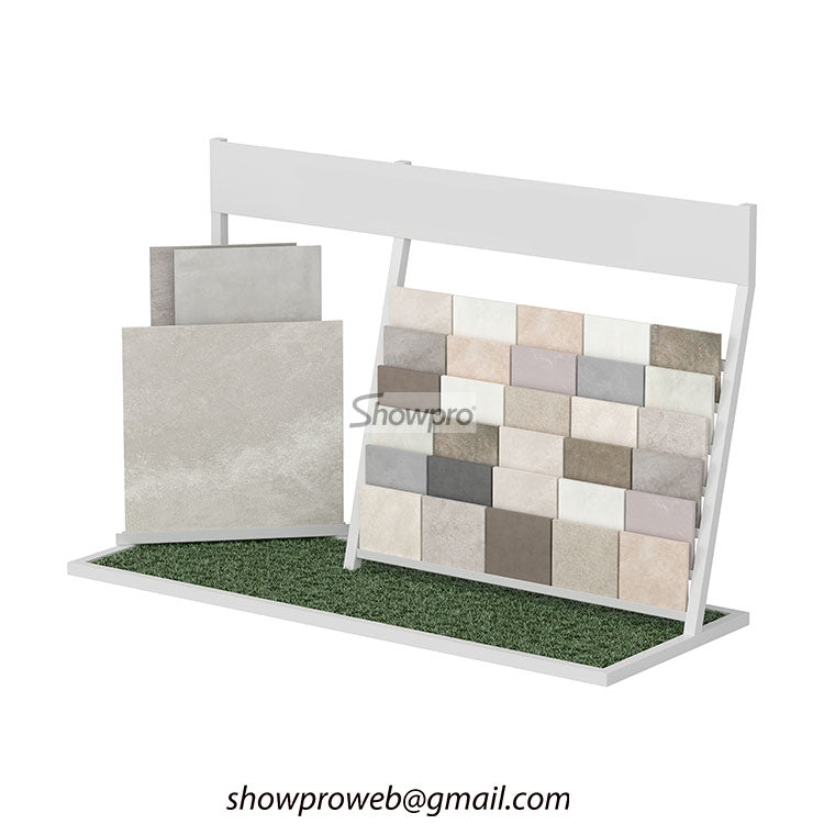 Tile showroom display stand ideas for small space