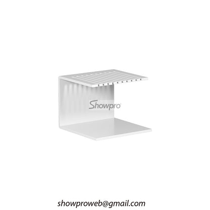 wooden tiles display stand simple flooring display rack