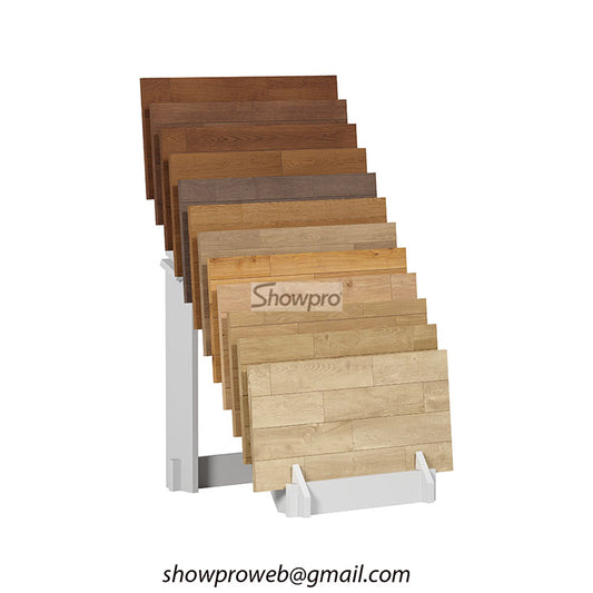 flooring display stand wooden tiles display rack