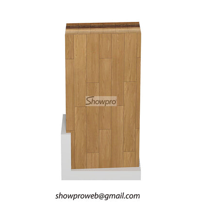 wood flooring display rack sample display stand