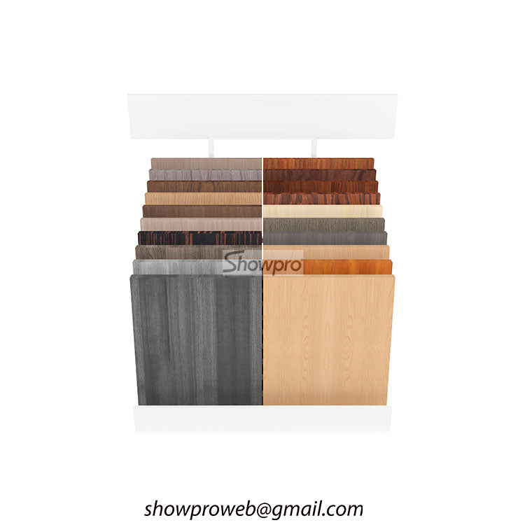 Custom wood floor display stand manufacturer