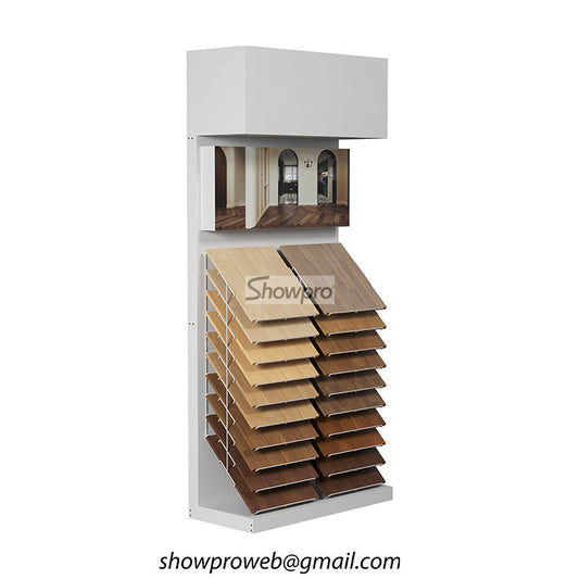 Wooden flooring display stand hardwood displays