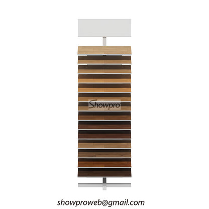 timber floor display stand wood display stand