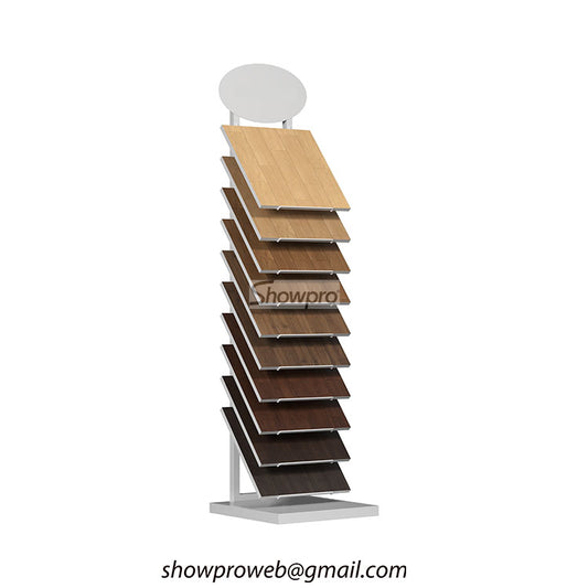 Timber flooring display racks wooden floor sample holder