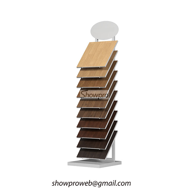 Timber flooring display racks wooden floor sample holder
