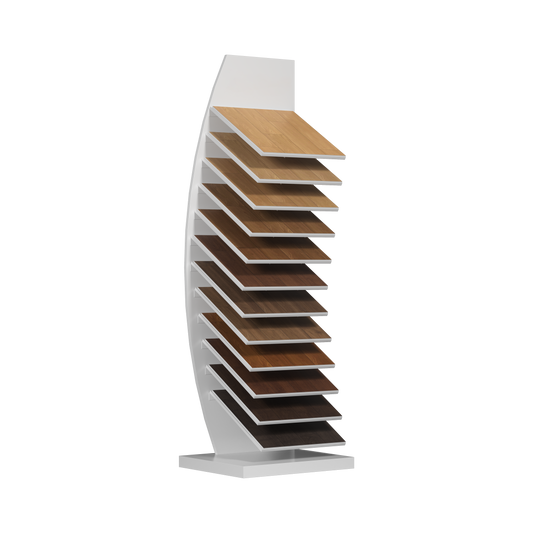 Laminate display stands timber flooring display rack