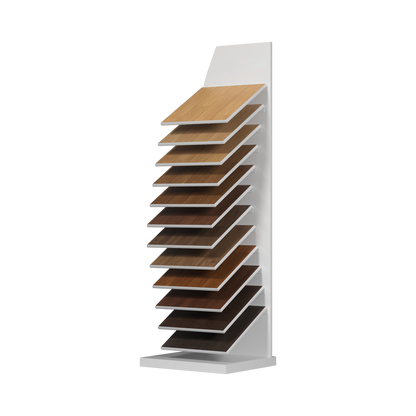 Laminate display stands timber flooring display rack
