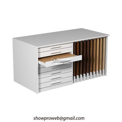 wooden tiles storage cabinet wood floor displays