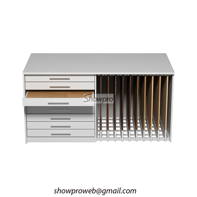 wooden tiles storage cabinet wood floor displays