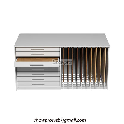 wooden tiles storage cabinet wood floor displays